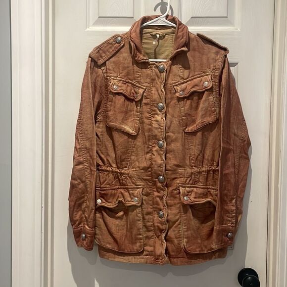 Free People not your brother’s surplus utility/military jacket SZ Xsmall - Picture 3 of 16